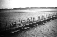 Pontoon Bridge Connecting Pierre and Fort Pierre